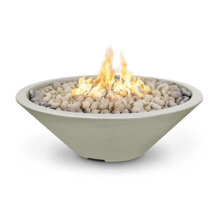 The Outdoor Plus Cazo 48" Fire Pit Narrow Ledge Powder Coated | Low Voltage Electronic Ignition The Outdoor Plus
