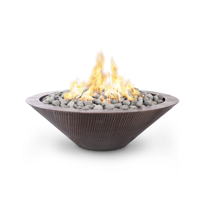 The Outdoor Plus Cazo 48" Fire Pit Narrow Ledge | Copper The Outdoor Plus