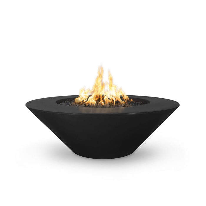The Outdoor Plus Cazo Fire Pit Wide Ledge | GFRC Concrete | Metal Powder Coat The Outdoor Plus