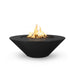 The Outdoor Plus Cazo Fire Pit Wide Ledge | GFRC Concrete | Metal Powder Coat The Outdoor Plus