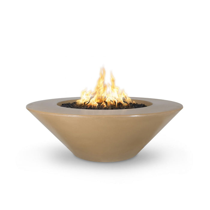 The Outdoor Plus Cazo Fire Pit Wide Ledge | GFRC Concrete | Metal Powder Coat The Outdoor Plus
