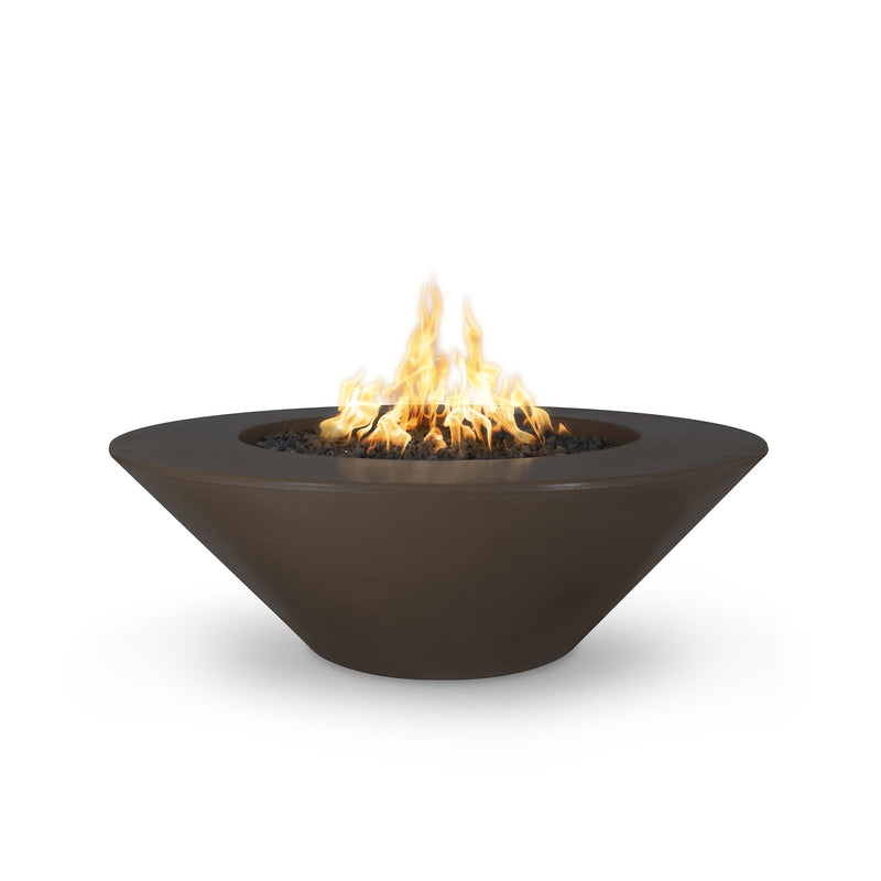 The Outdoor Plus Cazo 48" Fire Pit  Wide Ledge Powder Coated | Plug & Play Electronic Ignition