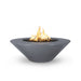 The Outdoor Plus Cazo Fire Pit Wide Ledge | GFRC Concrete | Metal Powder Coat The Outdoor Plus