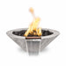The Outdoor Plus Cazo Fire & Water Bowl | Wood Grain Concrete The Outdoor Plus