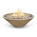 The Outdoor Plus Cazo Fire Pit Narrow Ledge | GFRC Concrete | Metal Powder Coat The Outdoor Plus