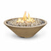 The Outdoor Plus Cazo 48" Fire Pit Narrow Ledge Powder Coated | Match Lit with Flame Sense The Outdoor Plus