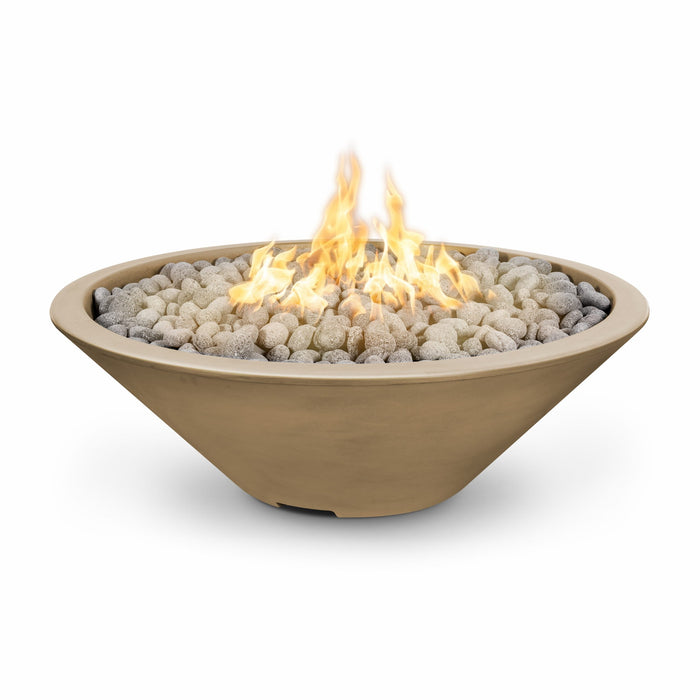 The Outdoor Plus Cazo 48" Fire Pit Narrow Ledge Powder Coated | Low Voltage Electronic Ignition The Outdoor Plus