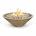 The Outdoor Plus Cazo 48" Fire Pit Narrow Ledge Powder Coated | Low Voltage Electronic Ignition The Outdoor Plus