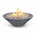 The Outdoor Plus Cazo 48" Fire Pit Narrow Ledge Powder Coated | Low Voltage Electronic Ignition The Outdoor Plus