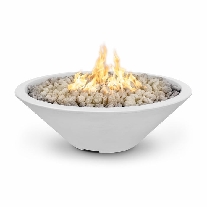 The Outdoor Plus Cazo 48" Fire Pit Narrow Ledge Powder Coated | Low Voltage Electronic Ignition The Outdoor Plus