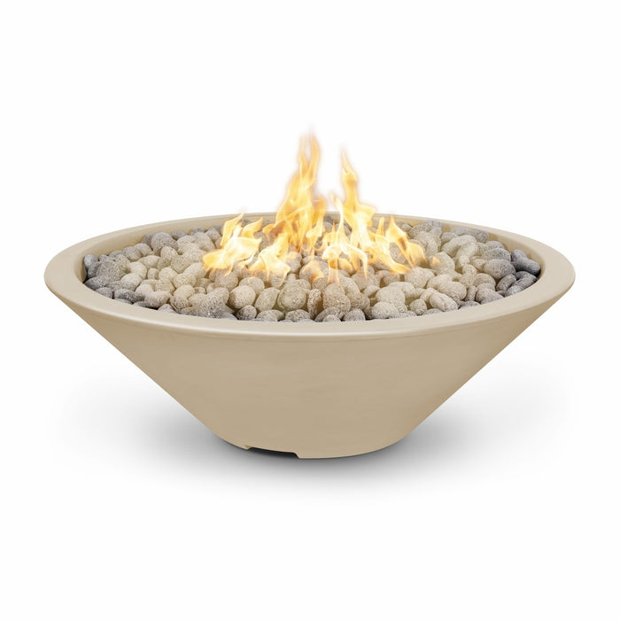The Outdoor Plus Cazo 48" Fire Pit Narrow Ledge Powder Coated | Low Voltage Electronic Ignition The Outdoor Plus