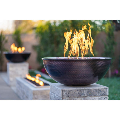 The Outdoor Plus 27" Sedona Fire Bowl | Hammered Patina Copper The Outdoor Plus