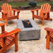 The Outdoor Plus Coronado Fire Pit | Wood Grain Concrete The Outdoor Plus