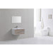 KubeBath Divario 30" Nature Wood Wall Mount Modern Bathroom Vanity KubeBath