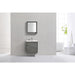 KubeBath DeLusso Wall Mount Modern Bathroom Vanity KubeBath