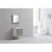 KubeBath DeLusso Wall Mount Modern Bathroom Vanity KubeBath
