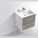 KubeBath DeLusso Wall Mount Modern Bathroom Vanity KubeBath