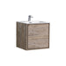 KubeBath DeLusso Wall Mount Modern Bathroom Vanity KubeBath