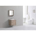 KubeBath DeLusso Wall Mount Modern Bathroom Vanity KubeBath