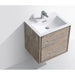 KubeBath DeLusso Wall Mount Modern Bathroom Vanity KubeBath
