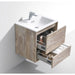 KubeBath DeLusso Wall Mount Modern Bathroom Vanity KubeBath