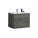 KubeBath DeLusso Wall Mount Modern Bathroom Vanity KubeBath