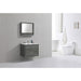 KubeBath DeLusso Wall Mount Modern Bathroom Vanity KubeBath