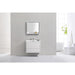 KubeBath DeLusso Wall Mount Modern Bathroom Vanity KubeBath