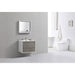 KubeBath DeLusso Wall Mount Modern Bathroom Vanity KubeBath