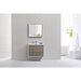 KubeBath DeLusso Wall Mount Modern Bathroom Vanity KubeBath