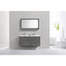 KubeBath DeLusso 48" Wall Mount Modern Bathroom Vanity KubeBath