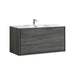 KubeBath DeLusso 48" Wall Mount Modern Bathroom Vanity KubeBath