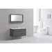KubeBath DeLusso 48" Wall Mount Modern Bathroom Vanity KubeBath