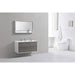KubeBath DeLusso 48" Wall Mount Modern Bathroom Vanity KubeBath