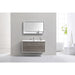 KubeBath DeLusso 48" Wall Mount Modern Bathroom Vanity KubeBath