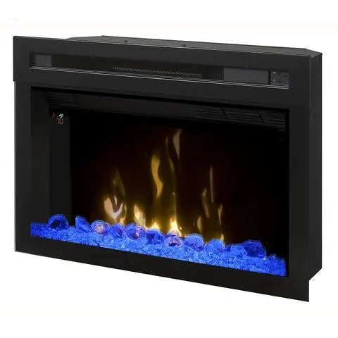 25-Inch Plug-in Electric Firebox with Multi-Fire XD and Acrylic Ice Embers (PF2325HG) - back view