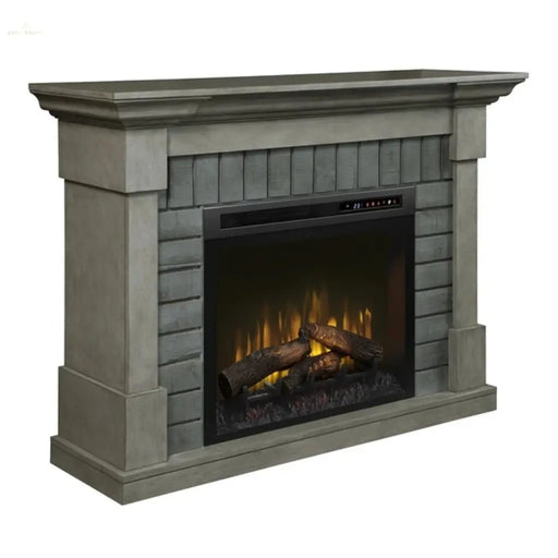 Royce 52" Mantel with 28" Electric Firebox DM28-1924SK - angle view