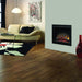 33-Inch Slim Line Built-in Electric Firebox with Inner Glow Logs - angle view