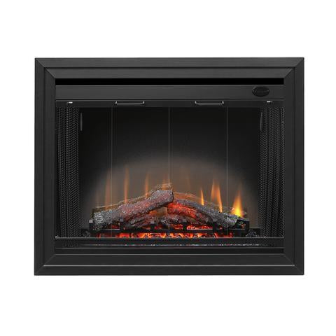 33-Inch Slim Line Built-in Electric Firebox with Inner Glow Logs - specifications diagram