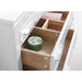 KubeBath Eiffel Gloss White Vanity with Quartz Counter Top KubeBath