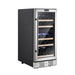 Empava 15" 29 Bottle Dual Zone Wine Cooler, EMPV-WC02D Empava