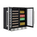 Empava 24" 20 Bottle and 79 Can Dual Zone Wine Cooler and Beverage Cooler, EMPV-BR04D Empava