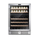 Empava 24" 46 Bottle Dual Zone Wine and Beverage Cooler, EMPV-WC04D Empava