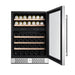 Empava 24" 46 Bottle Dual Zone Wine and Beverage Cooler, EMPV-WC04D Empava