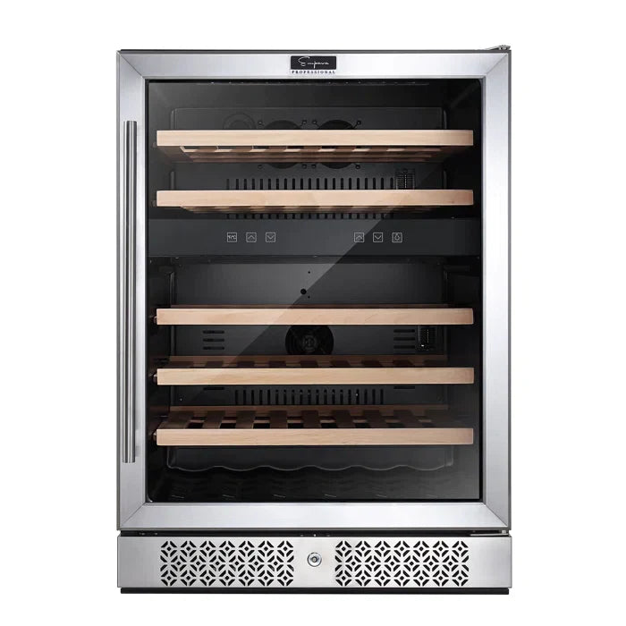 Empava 24" 46 Bottle Dual Zone Wine and Beverage Cooler, EMPV-WC04D Empava