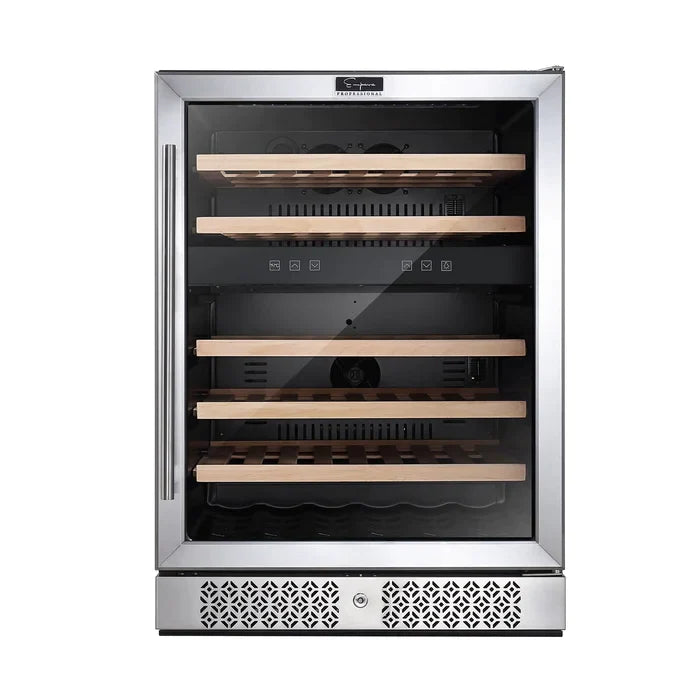 Empava 24" 46 Bottle Dual Zone Wine and Beverage Cooler, EMPV-WC04D Empava