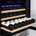 Empava 24" 46 Bottle Dual Zone Wine and Beverage Cooler, EMPV-WC04D Empava