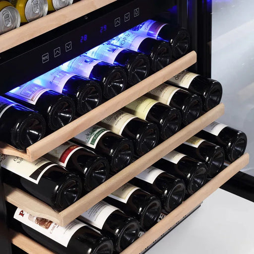 Empava 24" 46 Bottle Dual Zone Wine and Beverage Cooler, EMPV-WC04D Empava