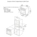 Empava 24" Single Electric Wall Oven  - 2.3 cu. ft, EMPV-24WOB14 Empava
