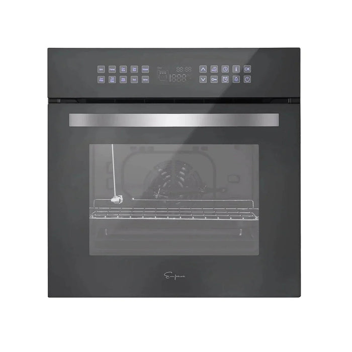 Empava 24" Single Electric Wall Oven in Silver Glass - 2.3 cu. ft, EMPV-24WOC17 Empava